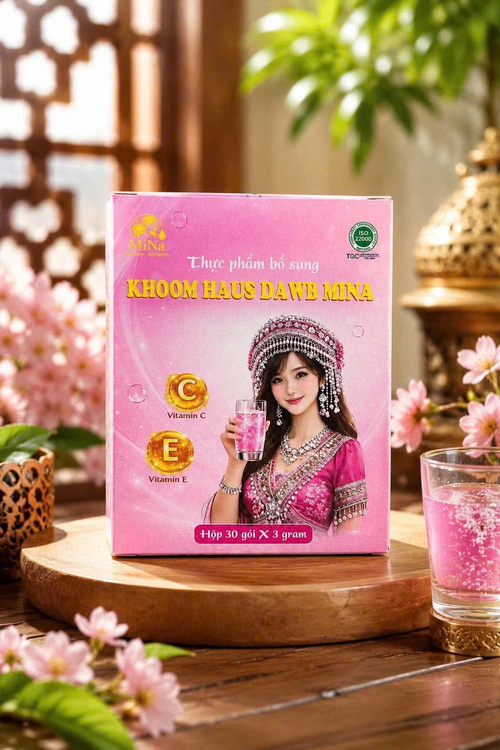 Khoom haus dawb zoo nkauj | Vitamin C & Vitamin E | Hỗ Trợ Làm Đẹp Da Từ Bên Trong